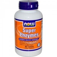 Super Enzymes 90 таблетки Now Foods
